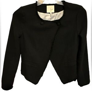 Preloved Joie Tweed Black Jacket $328 Retail Size S